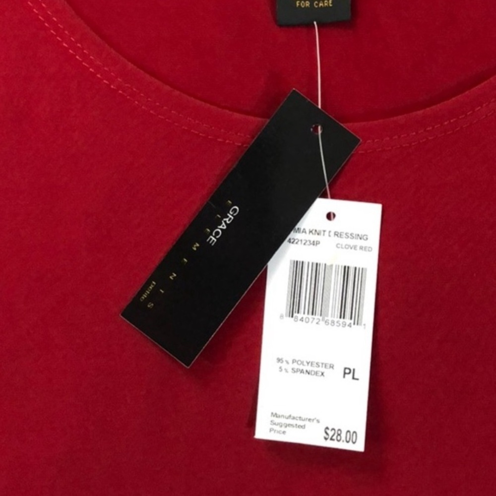 GRACE ELEMENTS Petite Mia Sleeveless Knit Top Clove Red PL New NWT - Picture 5 of 11